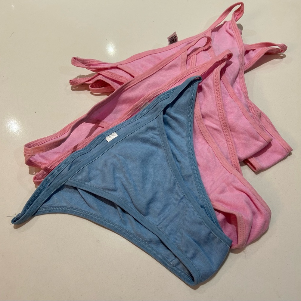 7 pairs of American Apparel Classic Girl panties